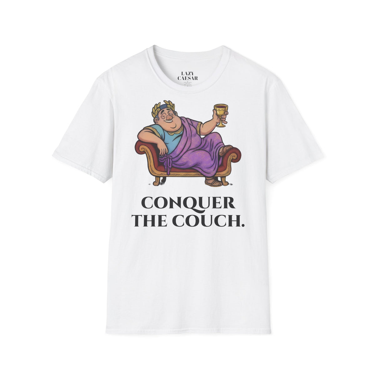White · Conquer the Couch. · front